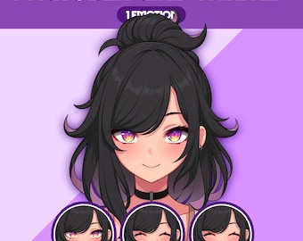 Leuk pngTuber-model | Premade PNGTuber-model voor meisjes | VeadoTube-model | Leuk png-knolmodel, Vtuber-model, reactief png-bestand, GIFTuber, F16