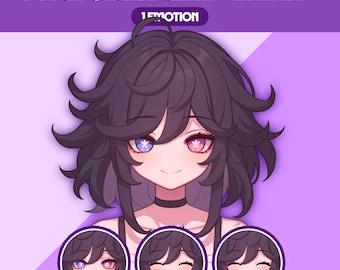 Cute PNGTuber Model | Girl PNGTuber Premade Model | VeadoTube Model | Cute PNG Tuber Model, Vtuber Model, Reactive PNG, GIFTuber, F21 Erika