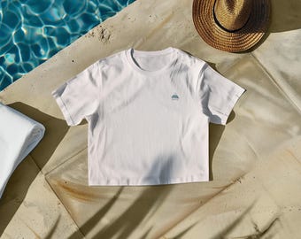 Damtröja med kort ärm | Minimalistisk, boxig t-shirt | Mjuk vardagspassform | Avslappnad streetwear-topp | Avslappnad kortärmad t-shirt
