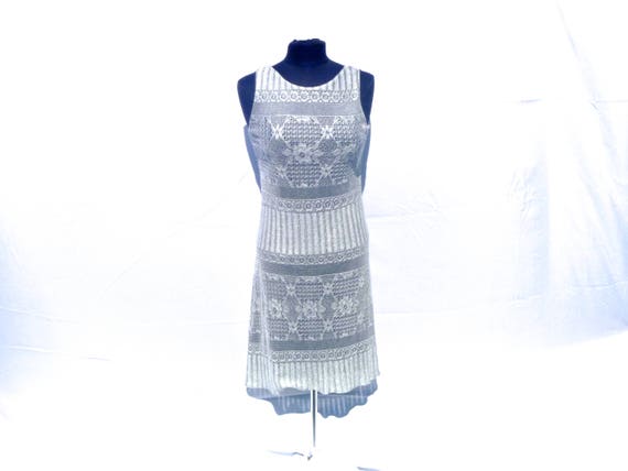 silver tank dress