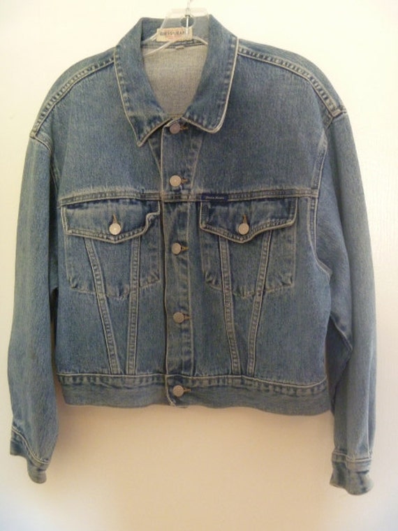 guess cropped denim jacket