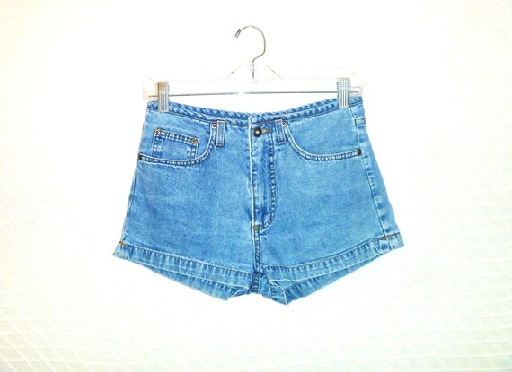 80s shorts denim