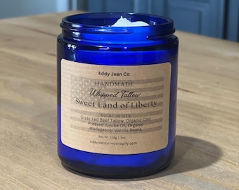 Whipped Tallow Moisturizer- Grassfed Tallow- Whipped Tallow- Tallow Face Cream- Scented Tallow- Small Batch- Grassfed Beef- USA Skincare