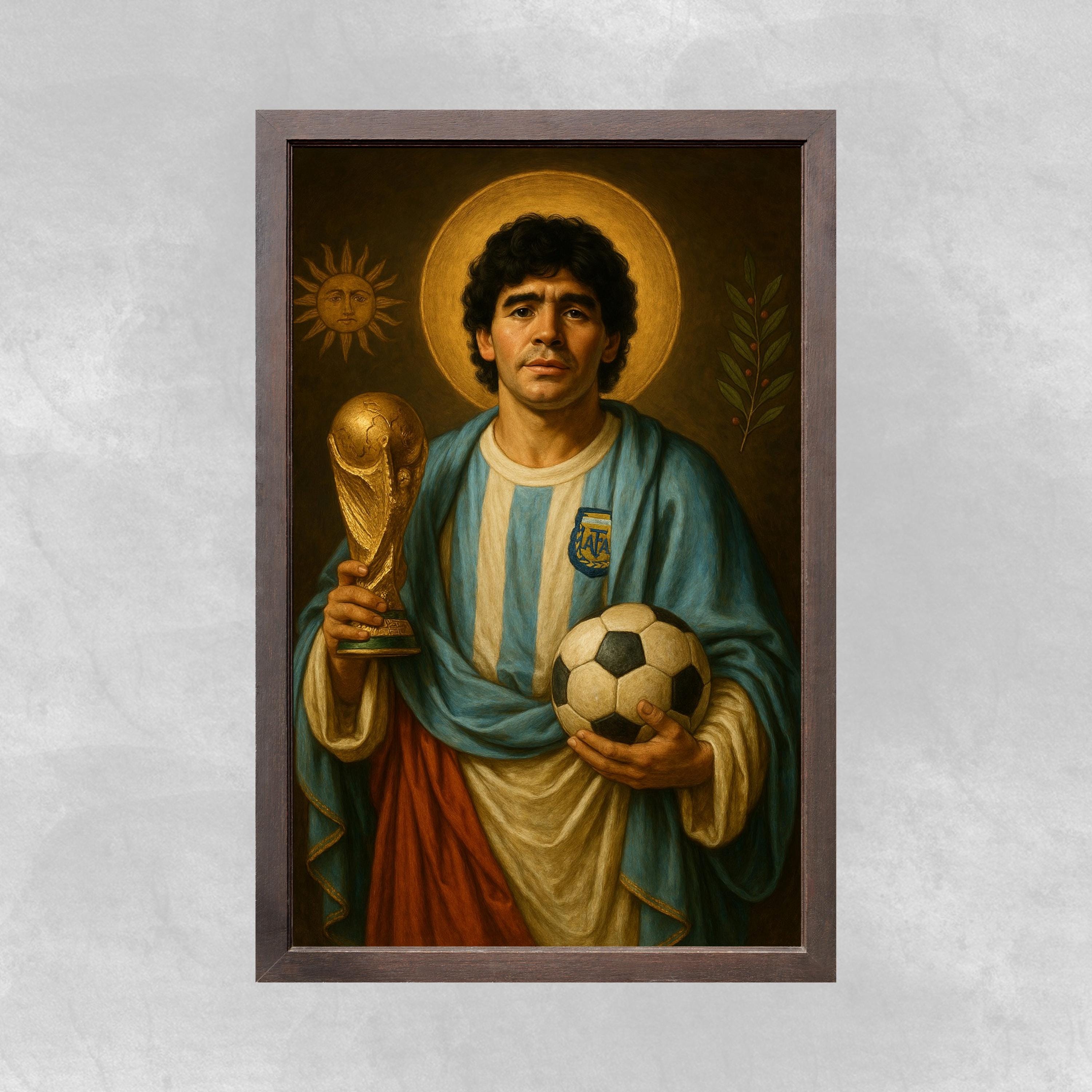 Saint Maradona | Sacred Game Series | Argentina Soccer Print