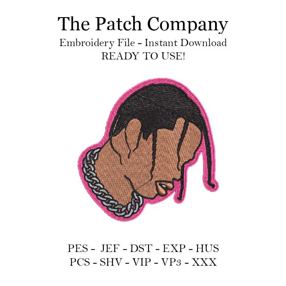 Astroworld Sicko Mode Puke Emoji Iron On Patch | 2.5" X 3" Embroidered | For Jackets, Hats, Backpacks - View #8