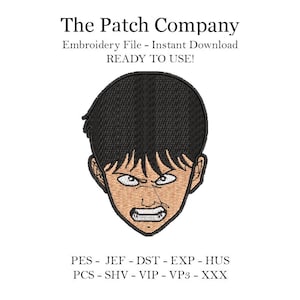 Embroidery File Matrix Design Akira Kaneda Anime Cartoon Embroidery File Akira Kaneda Anime Character