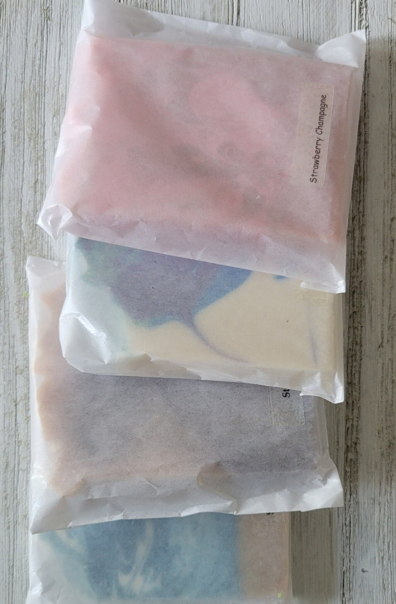 Small Soap Ends Soap Samples Handcrafted Artisan soap Assorted Ends Soap Gifts Guest Soaps Pampered Sisters image 2