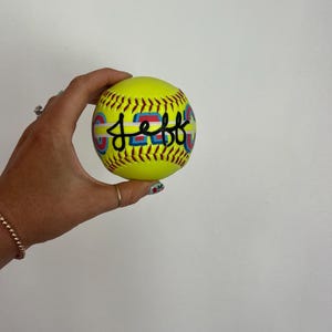 Custom Softball Handpainted for Coach