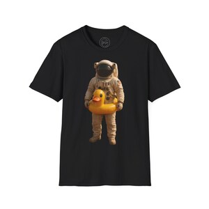 Camiseta divertida de astronauta, camiseta gráfica para amantes del espacio, regalo original, camiseta con humor, ropa de verano, diseño de "What the Duck"