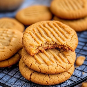 The Best Old-Fashioned Peanut Butter Cookies Printable Recipe Download PDF