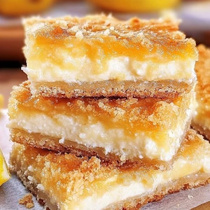 The Best Lemon Cream Cheese Bars Printable Recipe Download