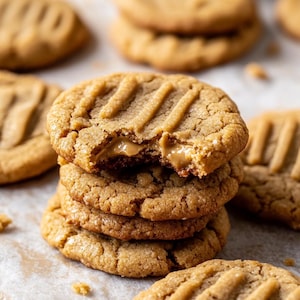 The Best Vegan Peanut Butter Cookies Printable Recipe PDF Download - Easy Cookies Recipe