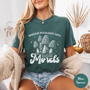Mushroom Shirt for Mycologists, Nature Lovers, Fungi Enthusiasts, foraging Tee, Amateurs & Experts, Vintage Style, Cute Outdoor T-Shirt