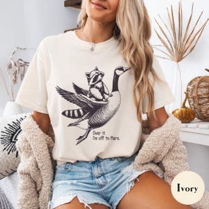 Funny Raccoon Comfort Colors T-Shirt: Trash Panda Tee