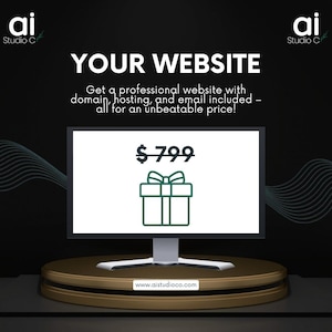 Complete Website Package | 1-Year Hosting  Domain | SEO  Mobile Ready