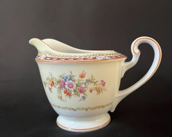 2309 Noritake Toki Kaisha Nippon N2632 Burgandy Red Edge Laurel