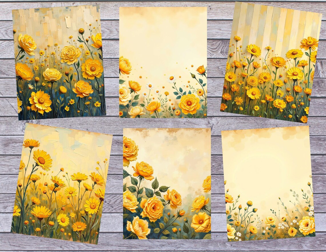 Yellow Roses Digital Yellow Rose Digital Download - Part of the Spring Garden Collection - Etsy