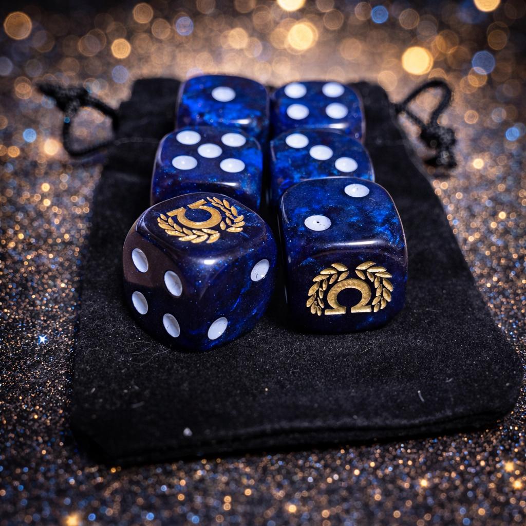 Ultramarine Dice - Etsy UK