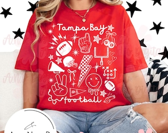 Tampa Bay Football Doodle PNG