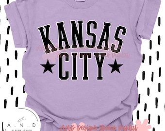 KANSAS CITY- black PNG