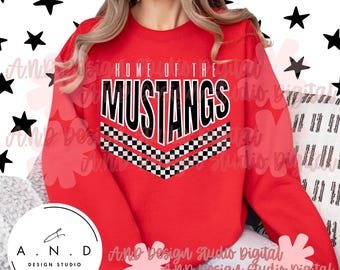 Mustangs Checkered PNG