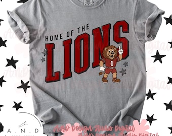 Lions Wave PNG - maroon