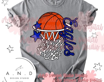 Eagles Basketball PNG - blue