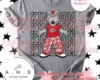 Kansas City Football KINGDOM Mascot PNG