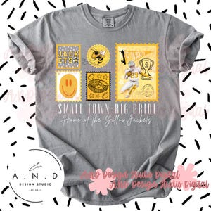 Yellowjackets Stamps- football PNG - yellow