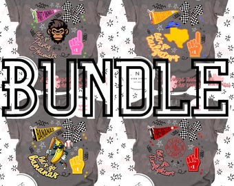 Banana-Animals-Tailgater-Firefighter Doodle PNG