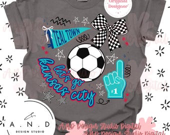 Kansas City Soccer Doodle PNG