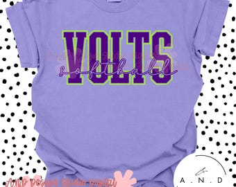 VOLTS SOFTBALL- PNG
