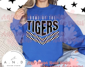 Tigers Checkered PNG
