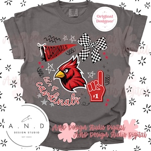 Cardinals Doodle PNG