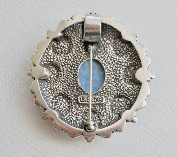 CAROLYN POLLACK Relios Pendant Brooch Sterling Si… - image 3