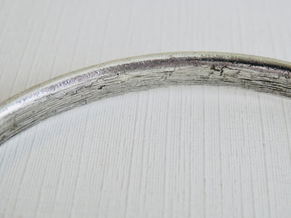 Stacking Bangle Bracelet, Silver Bangle, Oxidized… - image 3