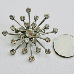 Broche Vintage Strass – Fantaisie éclatante – Bijou Occasion