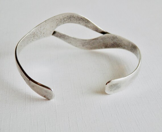 Mexican Bracelet, Sterling Silver Cuff Bracelet, … - image 4