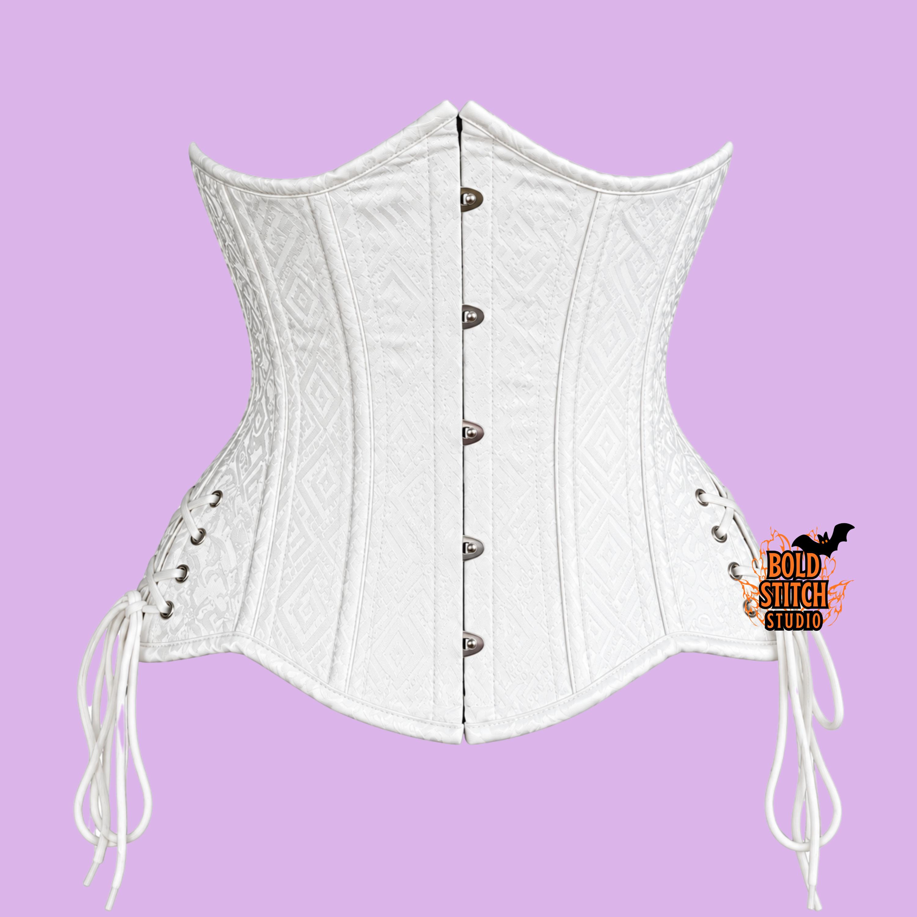 White Harness Corset - Etsy Canada