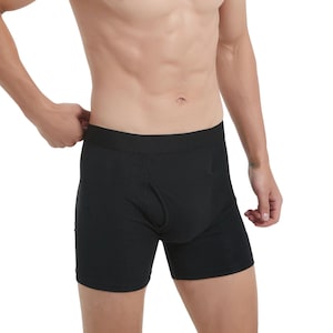 EMF-Shielding Boxer Briefs - Silver Fiber Cotton Underwear