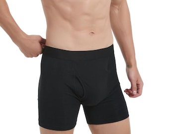 EMF-Shielding Boxer Briefs - Silver Fiber Cotton Underwear