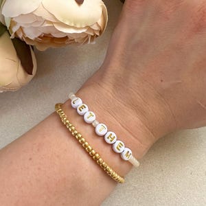Pulseira Let Them • Inspirada por Mel Robbins • Presente de joia significativo • Pulseira ajustável • Presente motivacional para ela