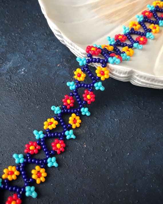 Flower girl shop bracelet etsy