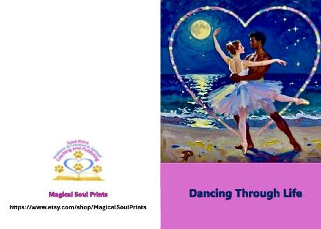 Ballet Cards – Dancing Couples – Digital - Set 2 - Bundle of 5 ...