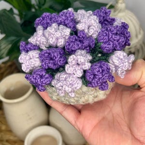 Crochet Lily of the Valley Coaster Set with Basket: Handmade Floral Mug Mat