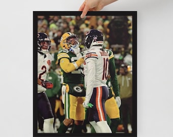 Luther Burden - Chicago Bears football artwork 16x20 framed photo