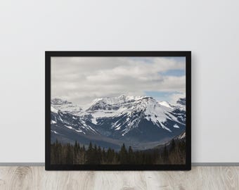 Mountain man [High quality art print 16 x 20] Wood Frame