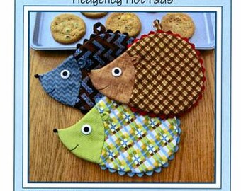 Pot Holder Kitchen Pad Mat Potholder Hare Badger Hedgehog