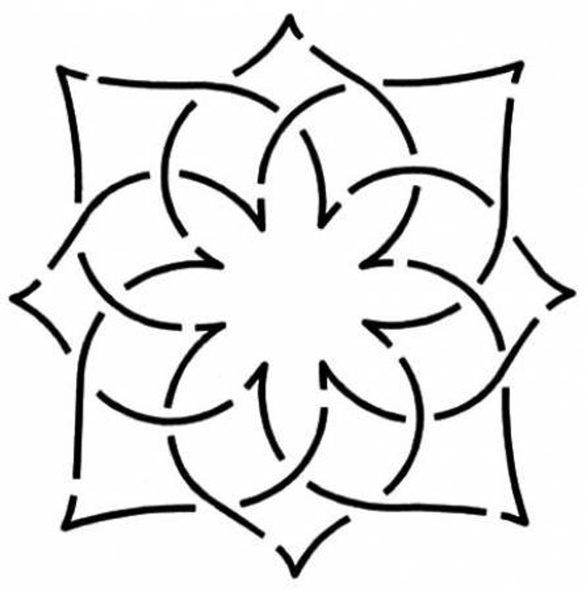 Follow Your Dreams / Quilt Stencil / Quilting Creations Etsy