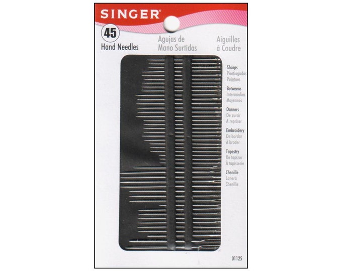 Singer Hand Sewing Needles Needle Assortment Repair Sharps Betweens